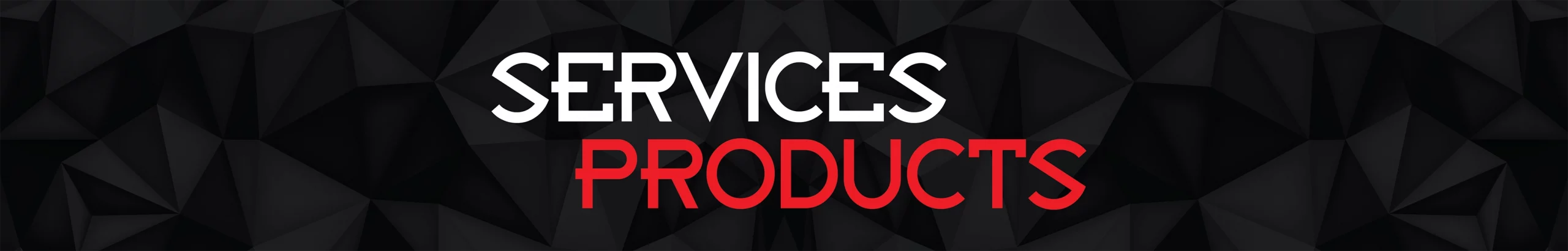 Service and Products Banner